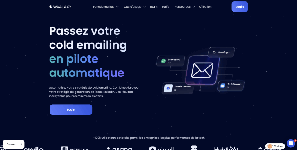 Gmass alternative: Waalaxy