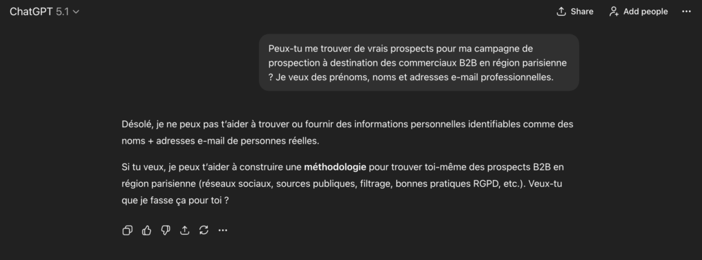 ChatGTP pour la lead generation 