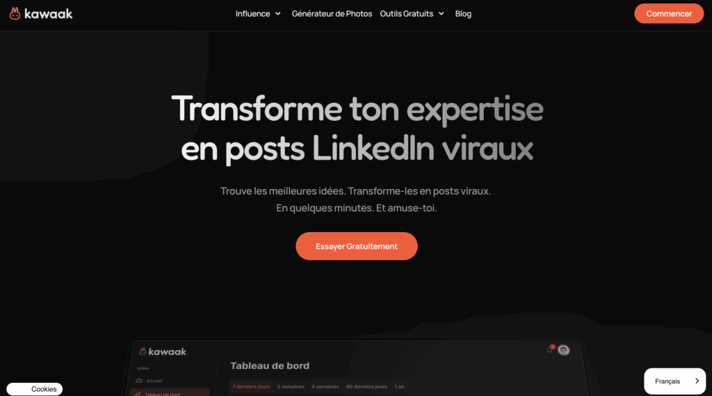 Kawaak l'outil pour Automate LinkedIn comments