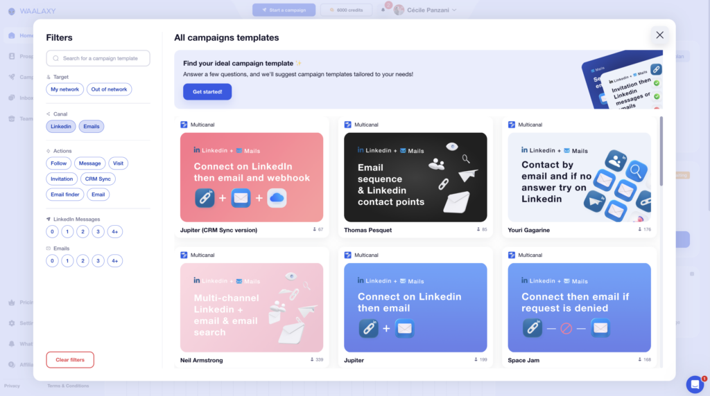 Catch all email with multichannel sequences