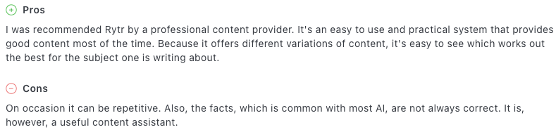 Jasper ai reviews rytr review