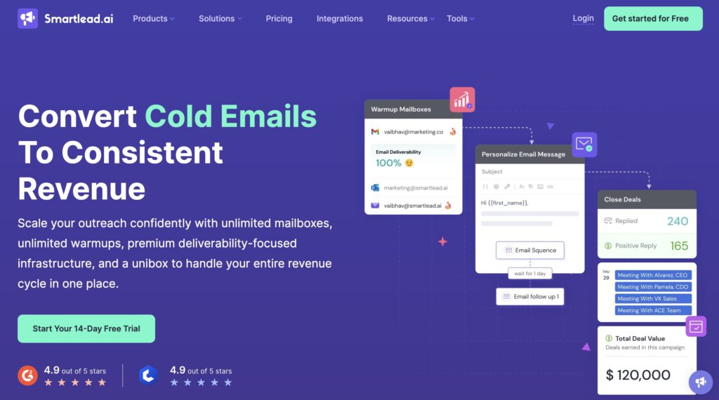 tool for your lead generation Smartlead