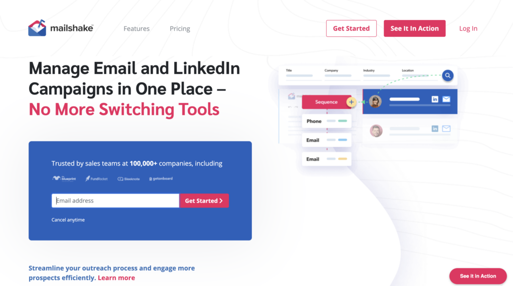 Mailshake, lemlist alternative