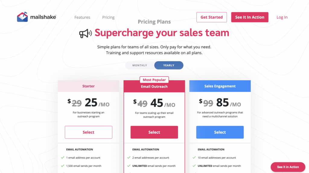   Mailshake subscription 