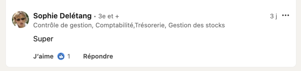 Exemple de commentaire suspect