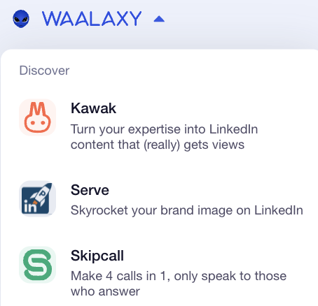 waalaxy tools 