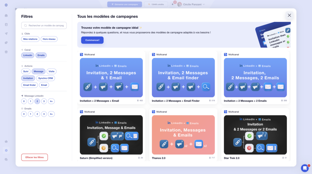 les séquences Waalaxy