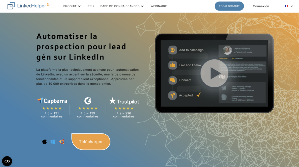 LinkedHelper alternative waalaxy