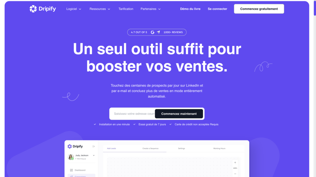 Alternative Waalaxy, Dripify