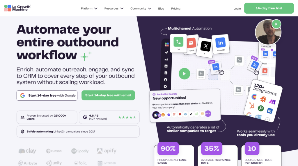 The Growth Machine vs Waalaxy