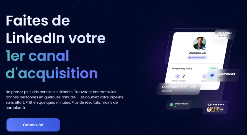 dripify vs Waalaxy landing Waalaxy