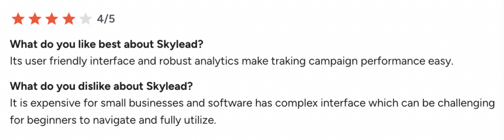 Skylead client reviews 