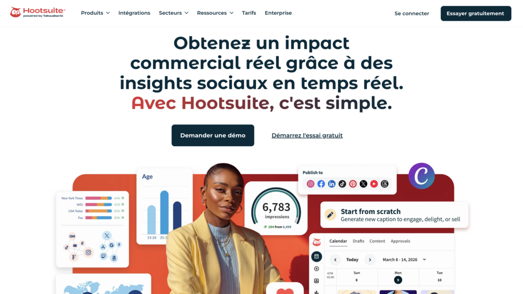 Hootsuite LinkedIn analytics tool