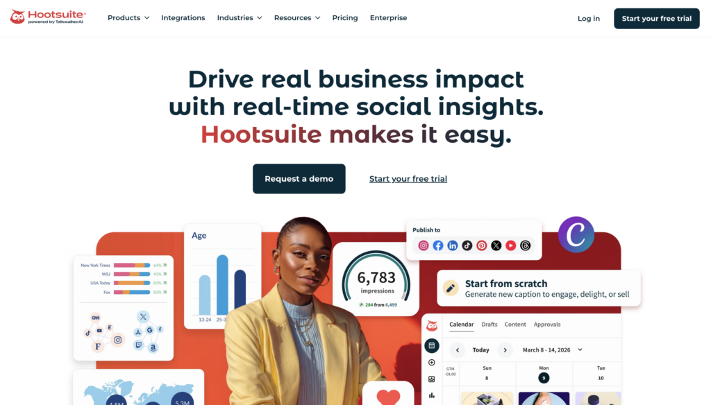 Hootsuite LinkedIn analytics tool