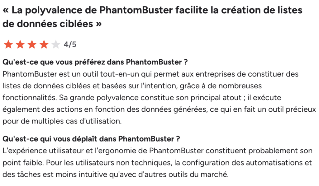 avis client phantombuster 