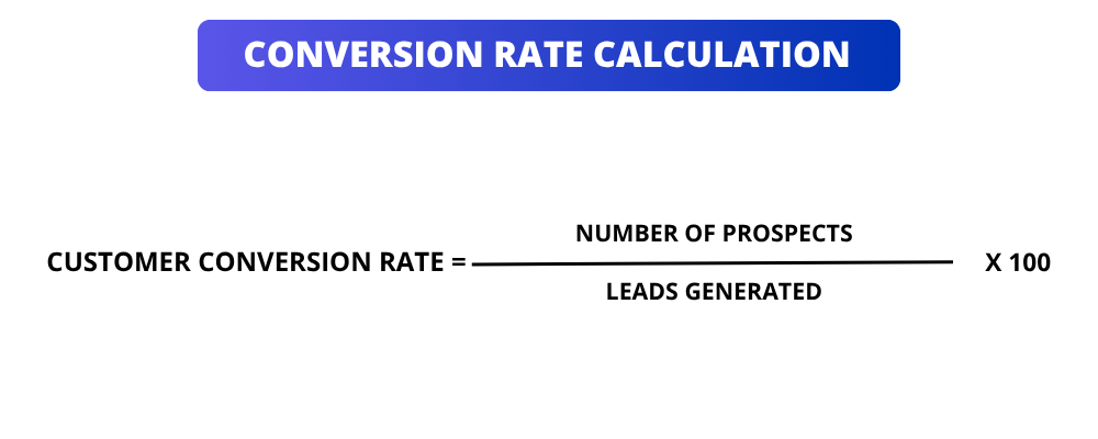 Conversion rate calculation 