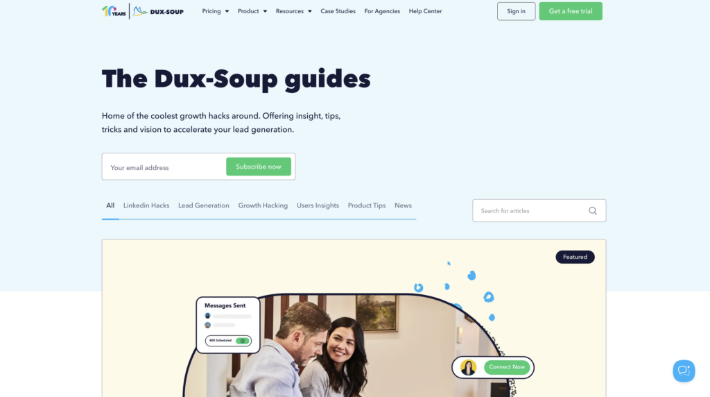 dux-soup guide