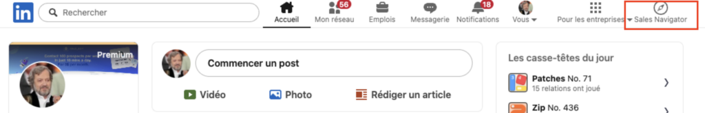 Sales Navigator gratuit 